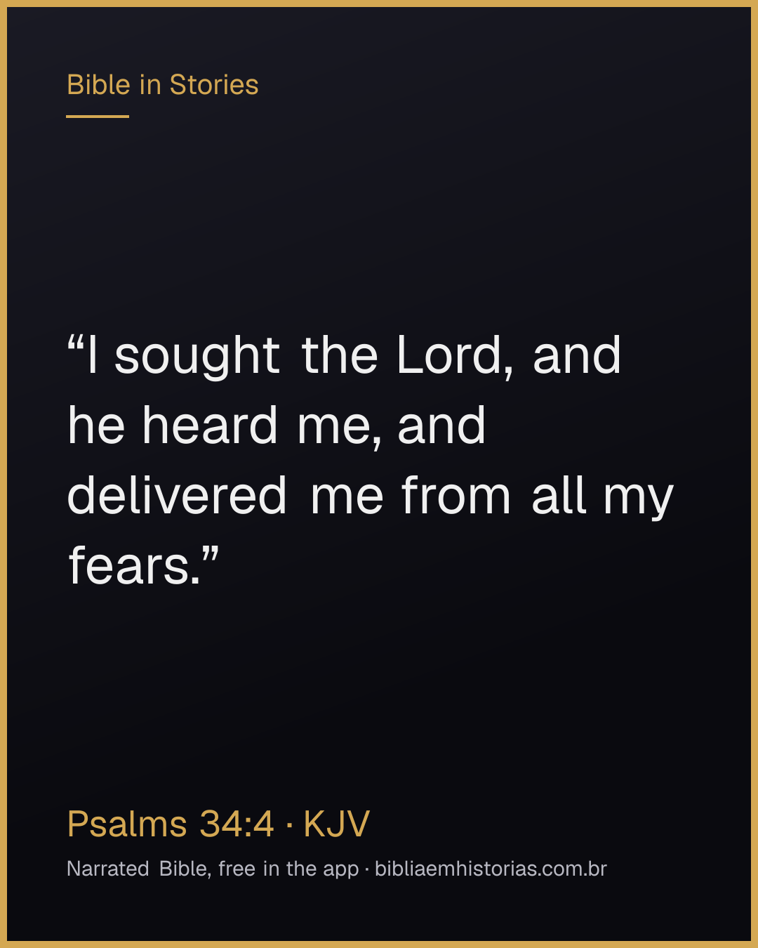 Verse image for Psalms 34:4 to share