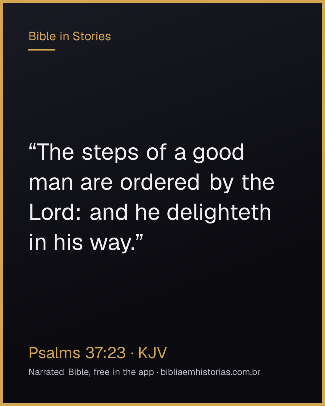 Verse image for Psalms 37:23 to share
