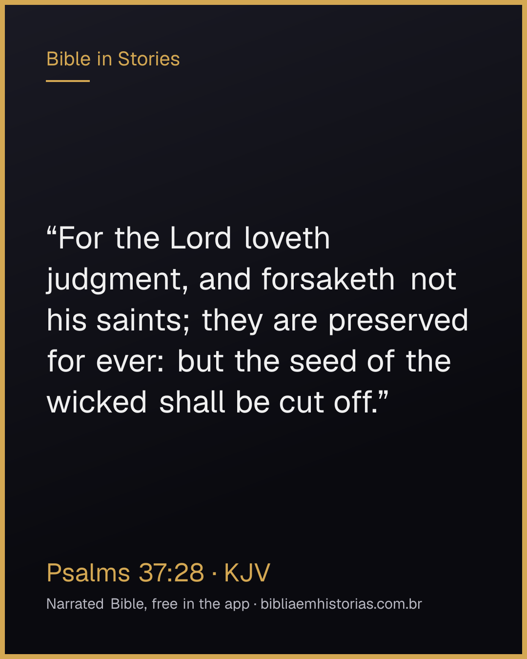 Verse image for Psalms 37:28 to share