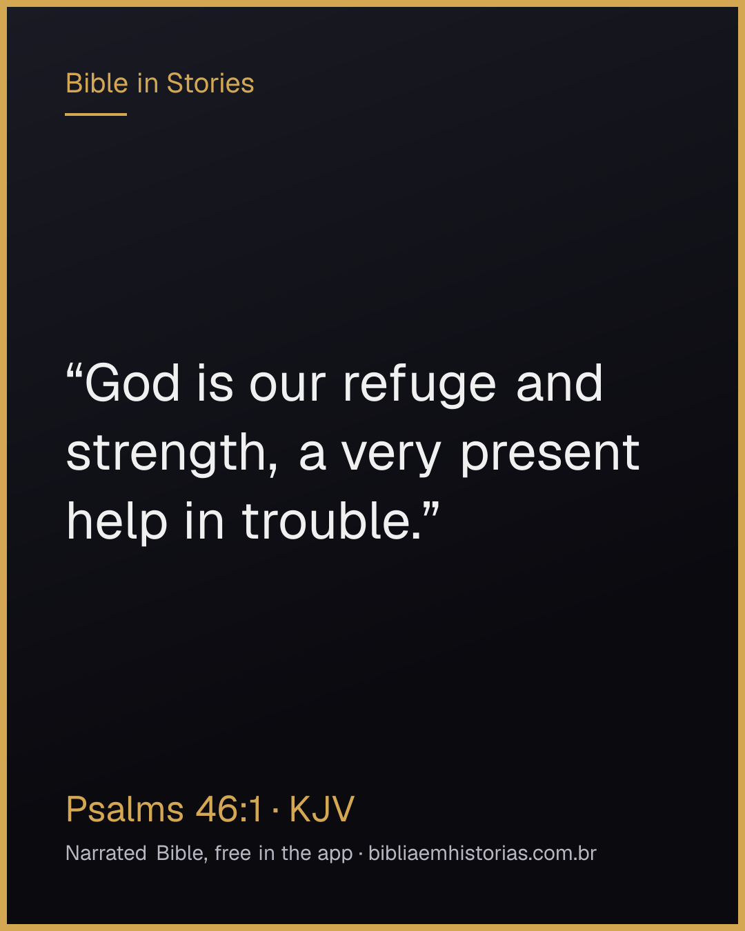 Verse image for Psalms 46:1 to share