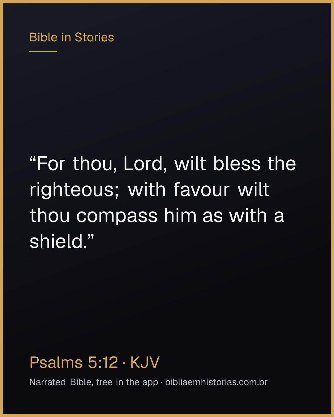 Verse image for Psalms 5:12 to share