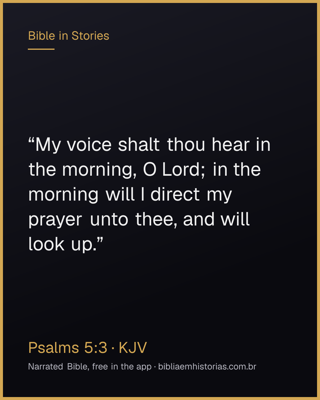 Verse image for Psalms 5:3 to share