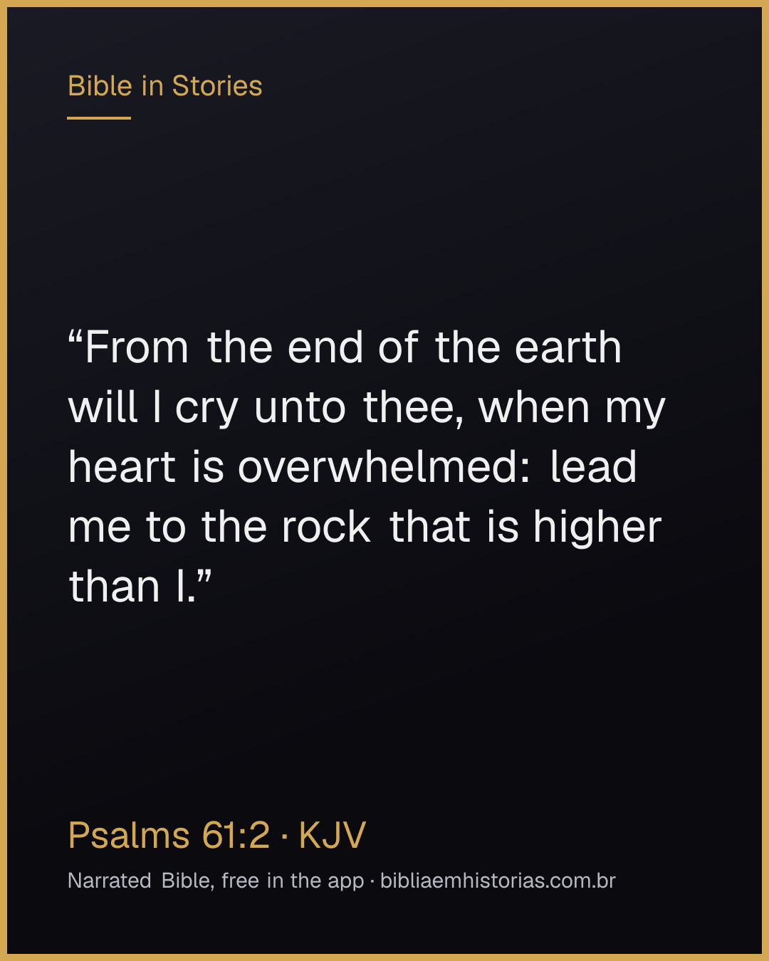 Verse image for Psalms 61:2 to share