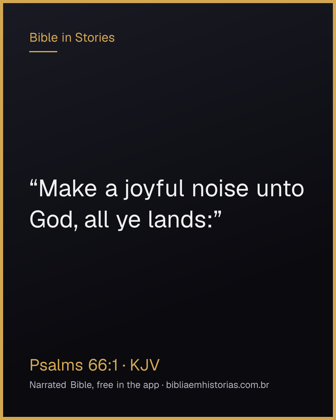 Verse image for Psalms 66:1 to share