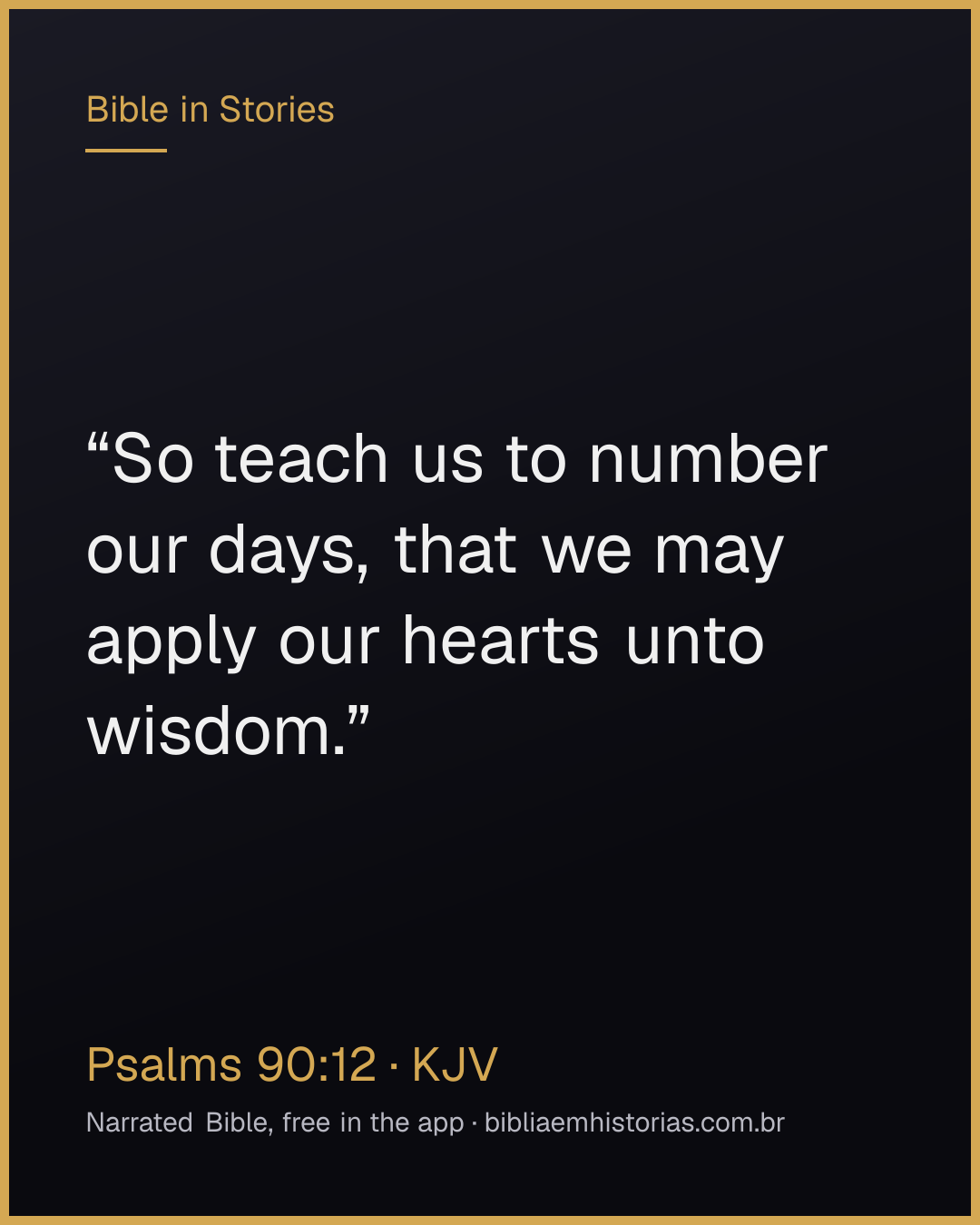 Verse image for Psalms 90:12 to share