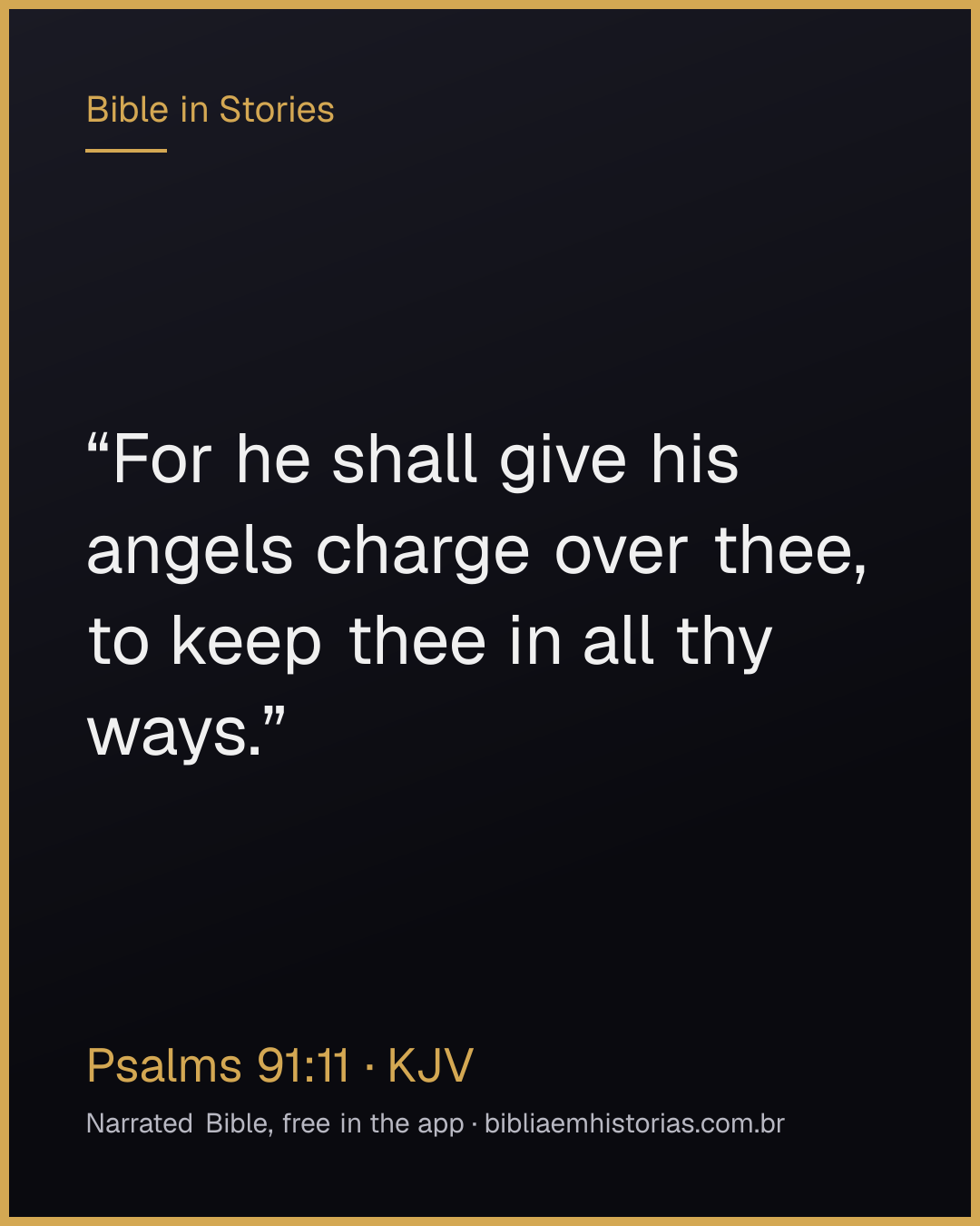 Verse image for Psalms 91:11 to share