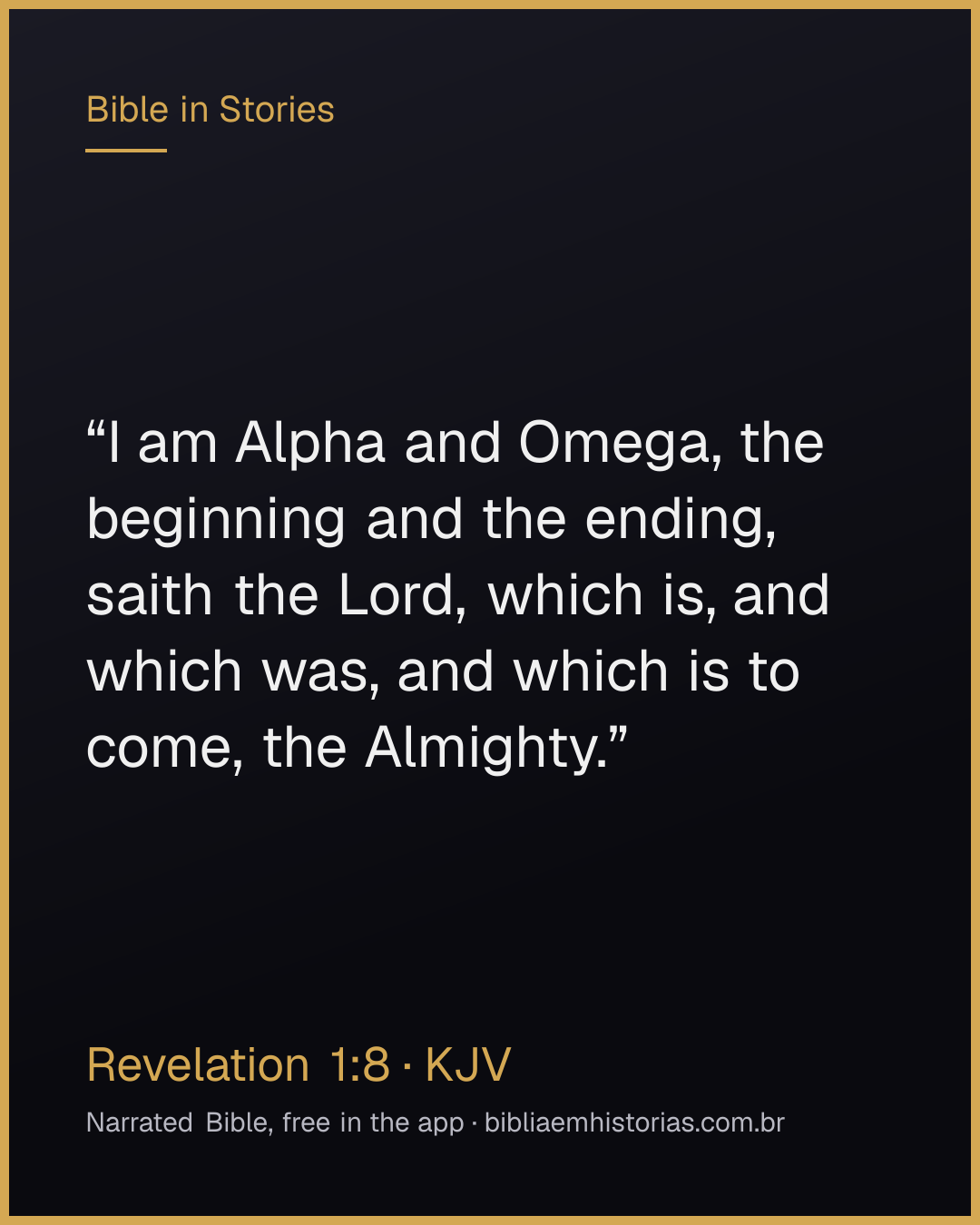 Verse image for Revelation 1:8 to share