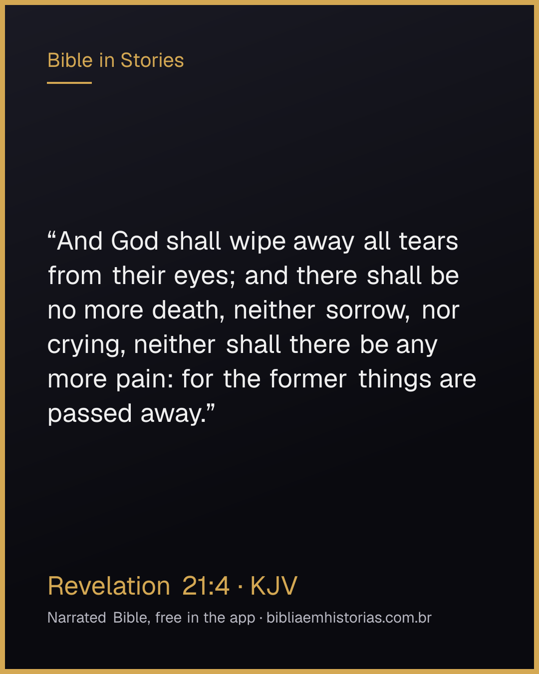Verse image for Revelation 21:4 to share