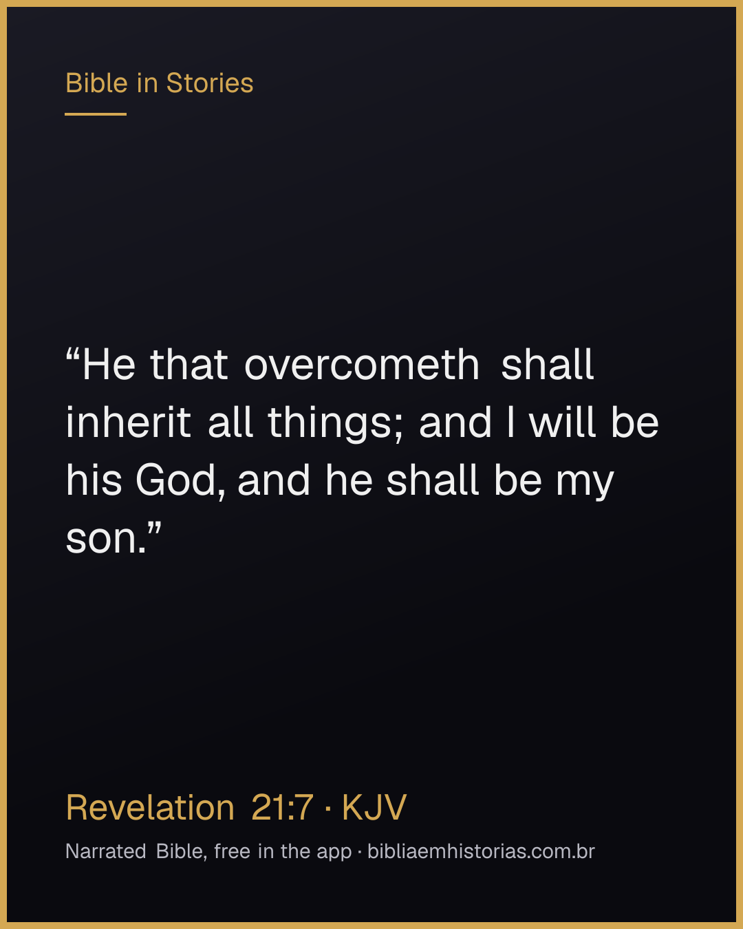 Verse image for Revelation 21:7 to share
