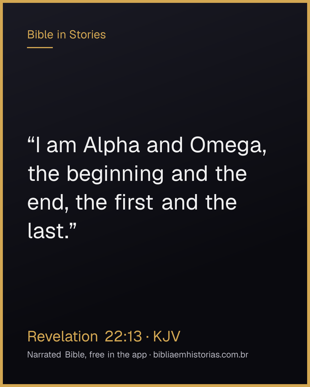 Verse image for Revelation 22:13 to share