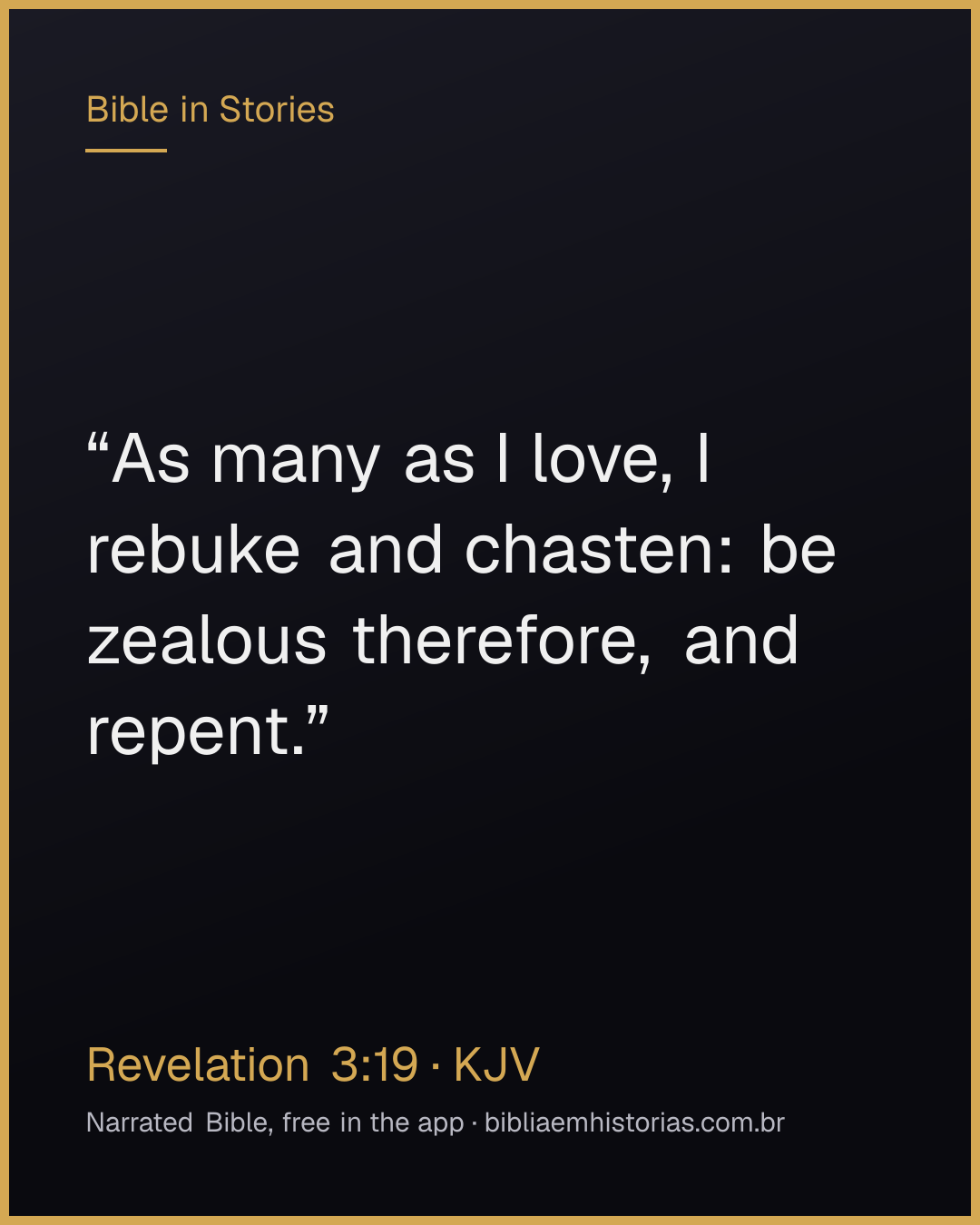 Verse image for Revelation 3:19 to share