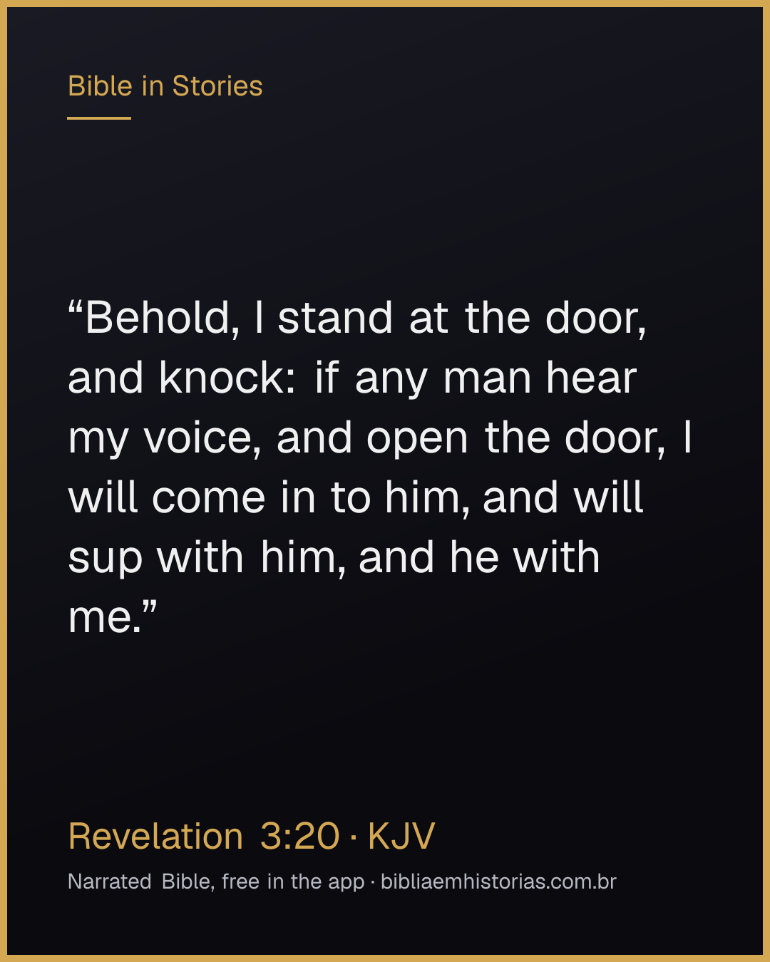 Verse image for Revelation 3:20 to share