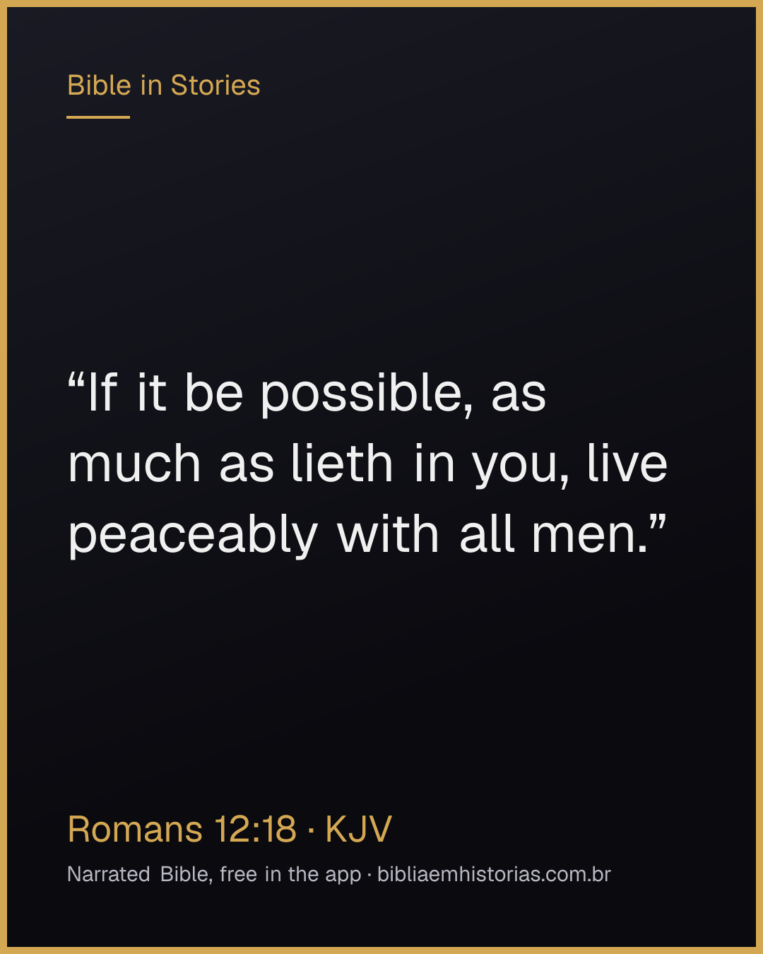 Verse image for Romans 12:18 to share