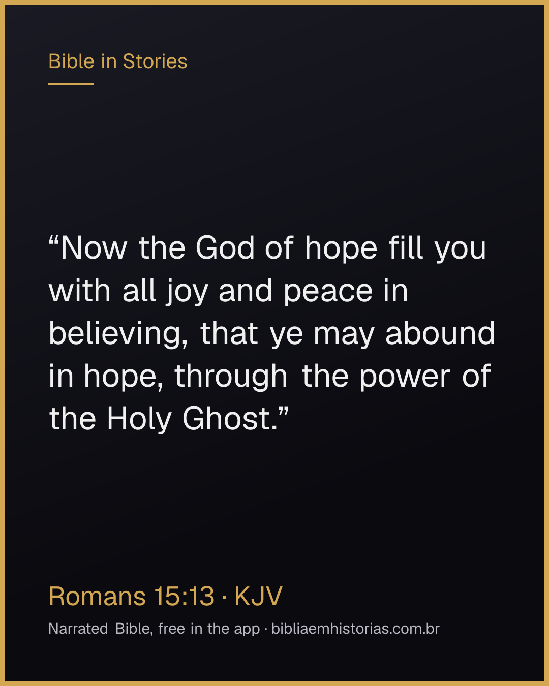 Verse image for Romans 15:13 to share