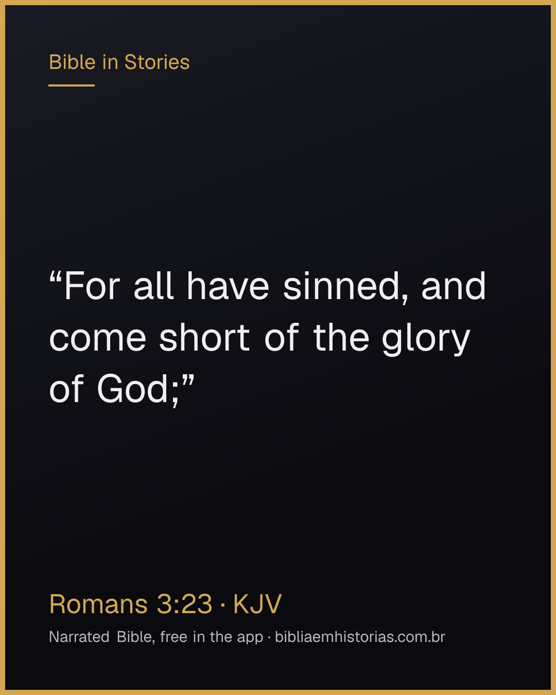 Verse image for Romans 3:23 to share