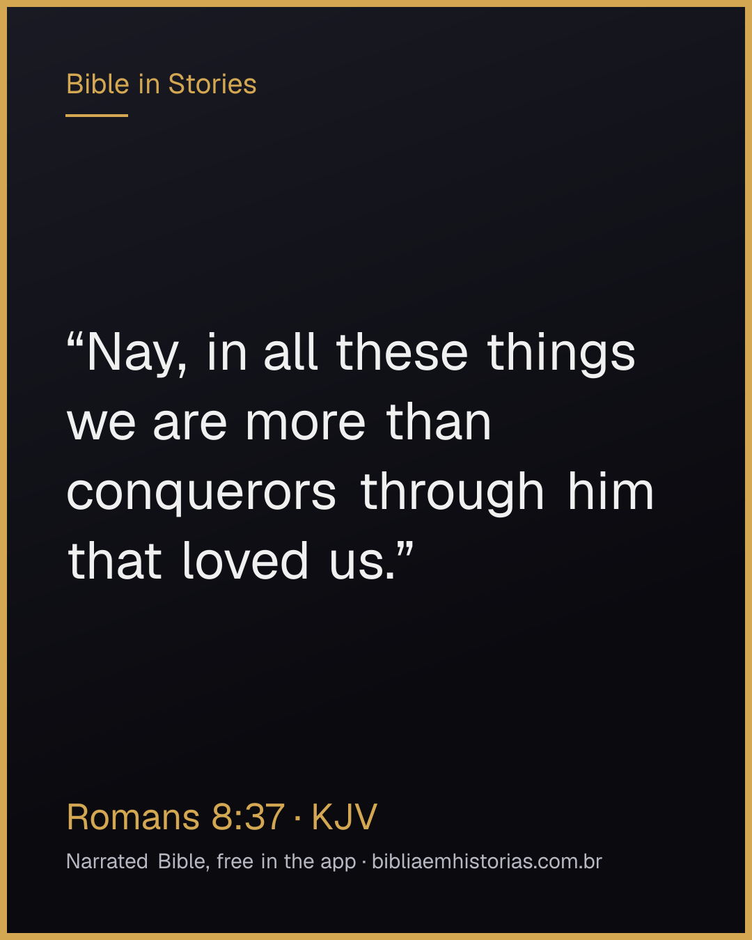 Verse image for Romans 8:37 to share