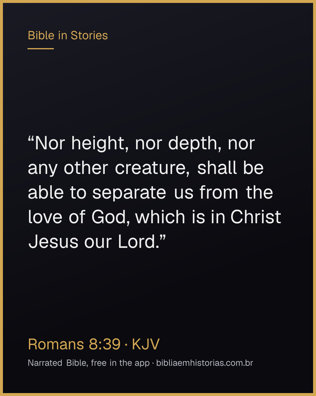 Verse image for Romans 8:39 to share