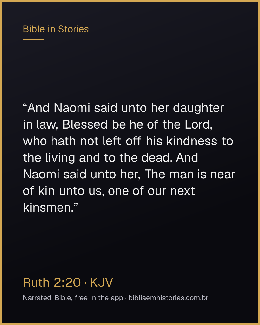 Verse image for Ruth 2:20 to share