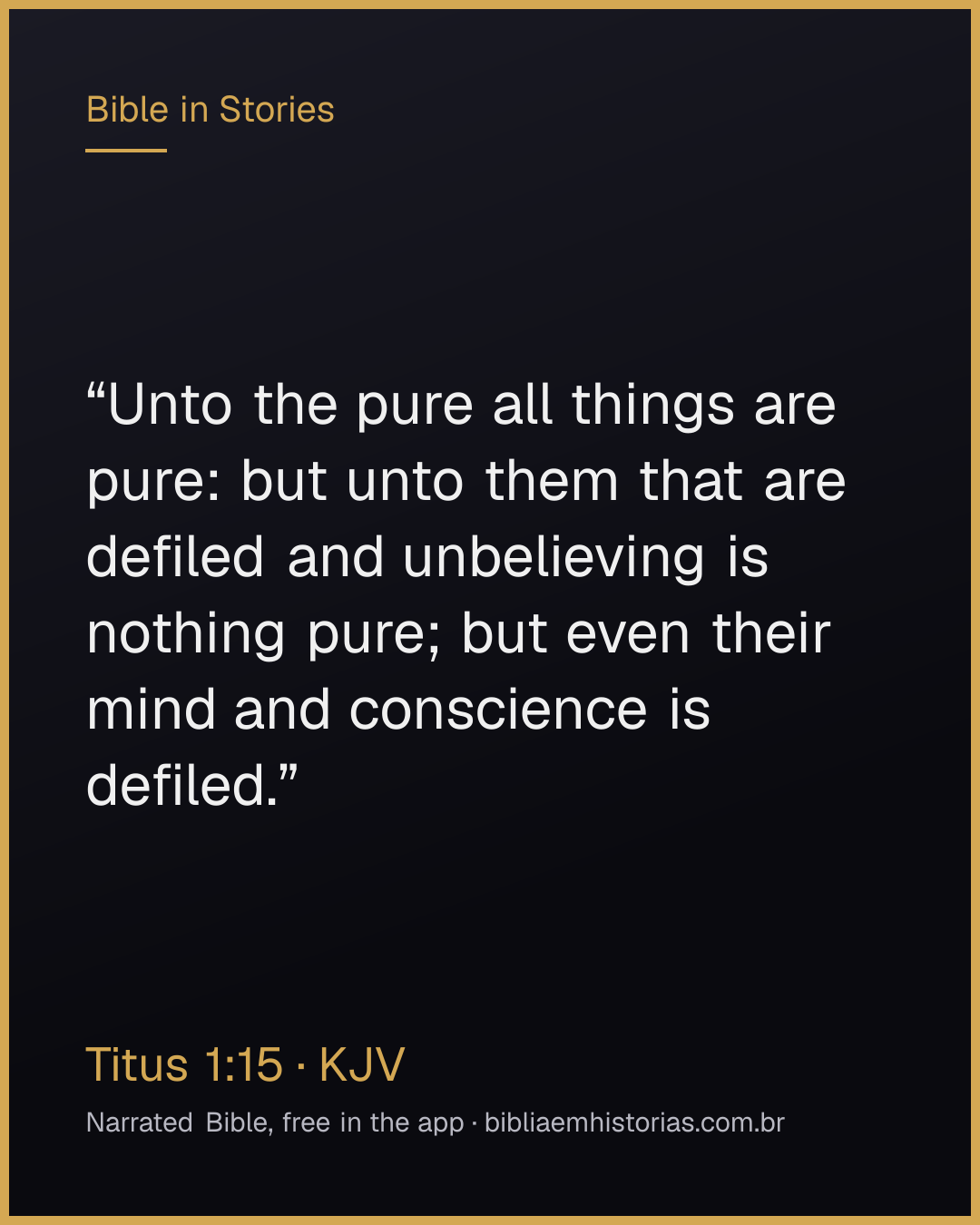 Verse image for Titus 1:15 to share