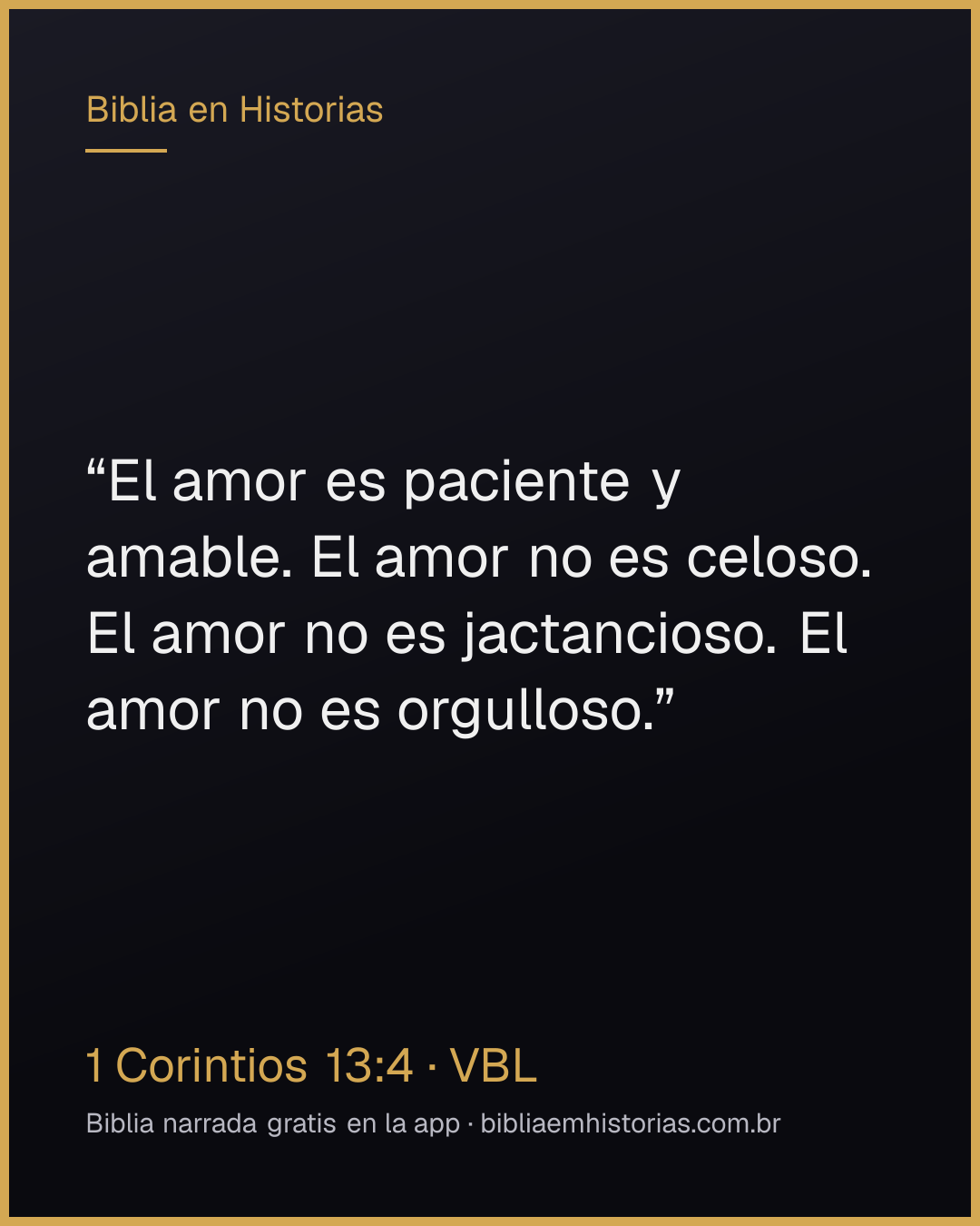 Imagen del versículo 1 Corintios 13:4 para compartir