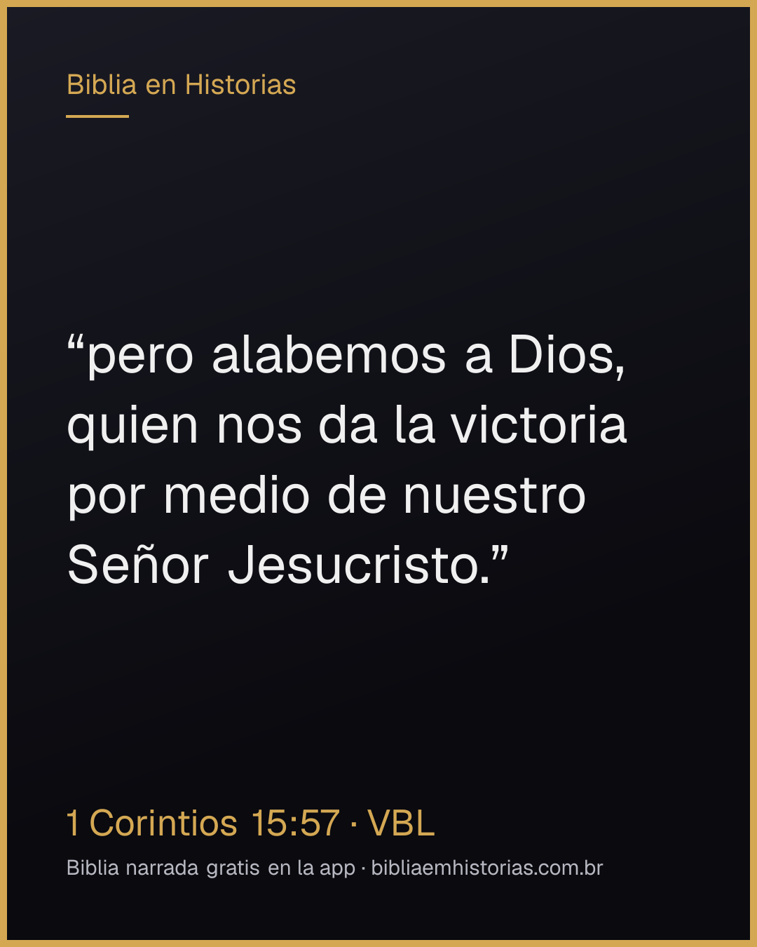 Imagen del versículo 1 Corintios 15:57 para compartir