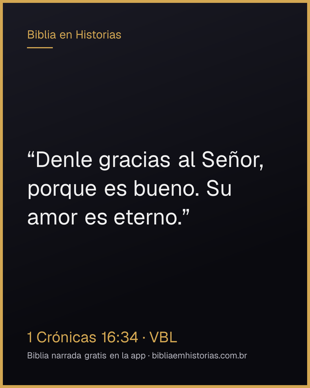 Imagen del versículo 1 Crónicas 16:34 para compartir