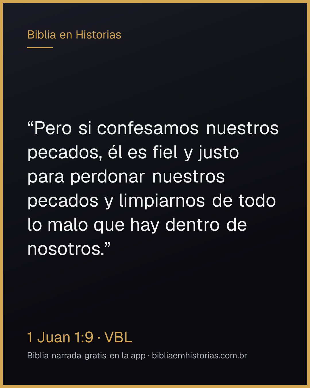Imagen del versículo 1 Juan 1:9 para compartir