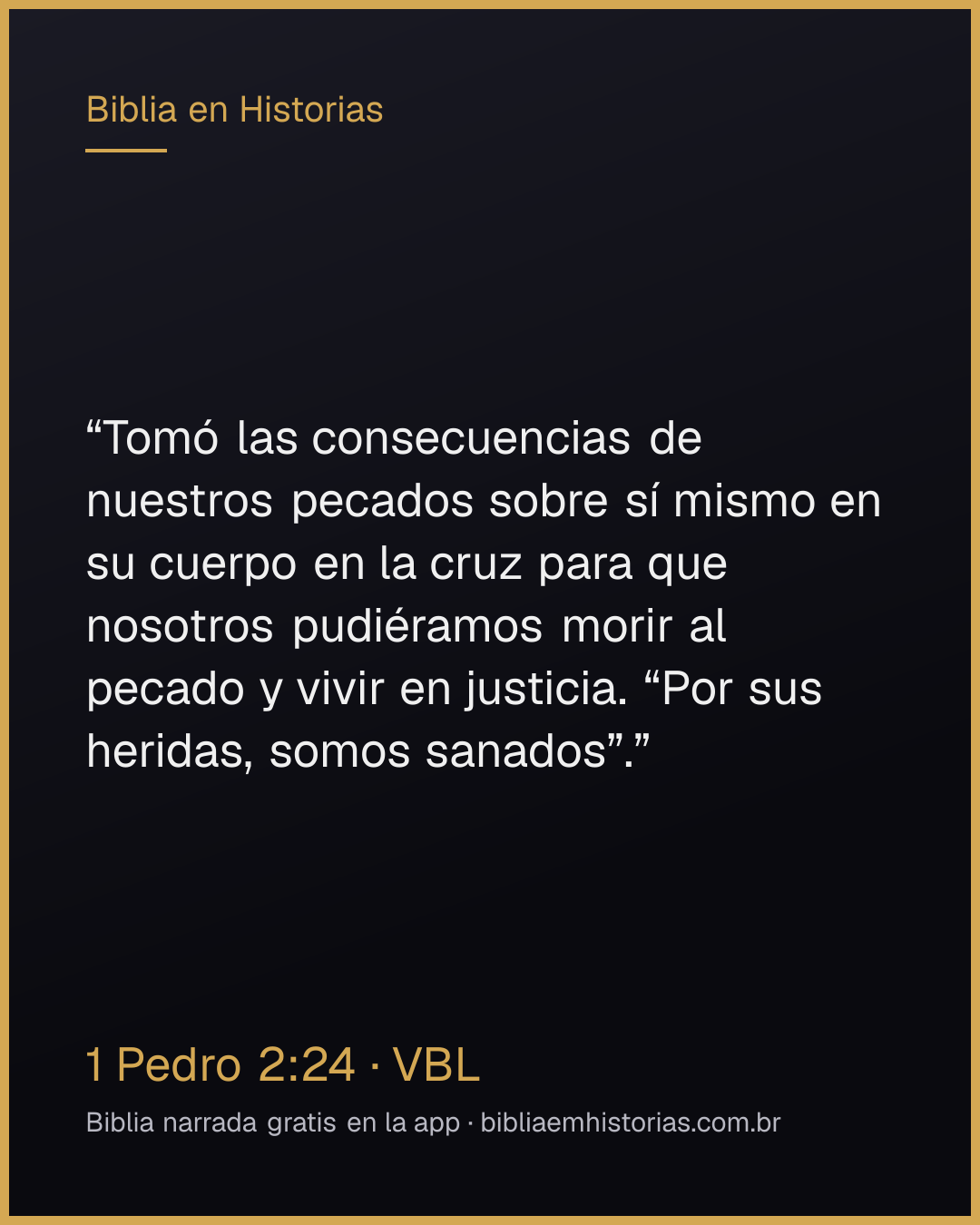 Imagen del versículo 1 Pedro 2:24 para compartir