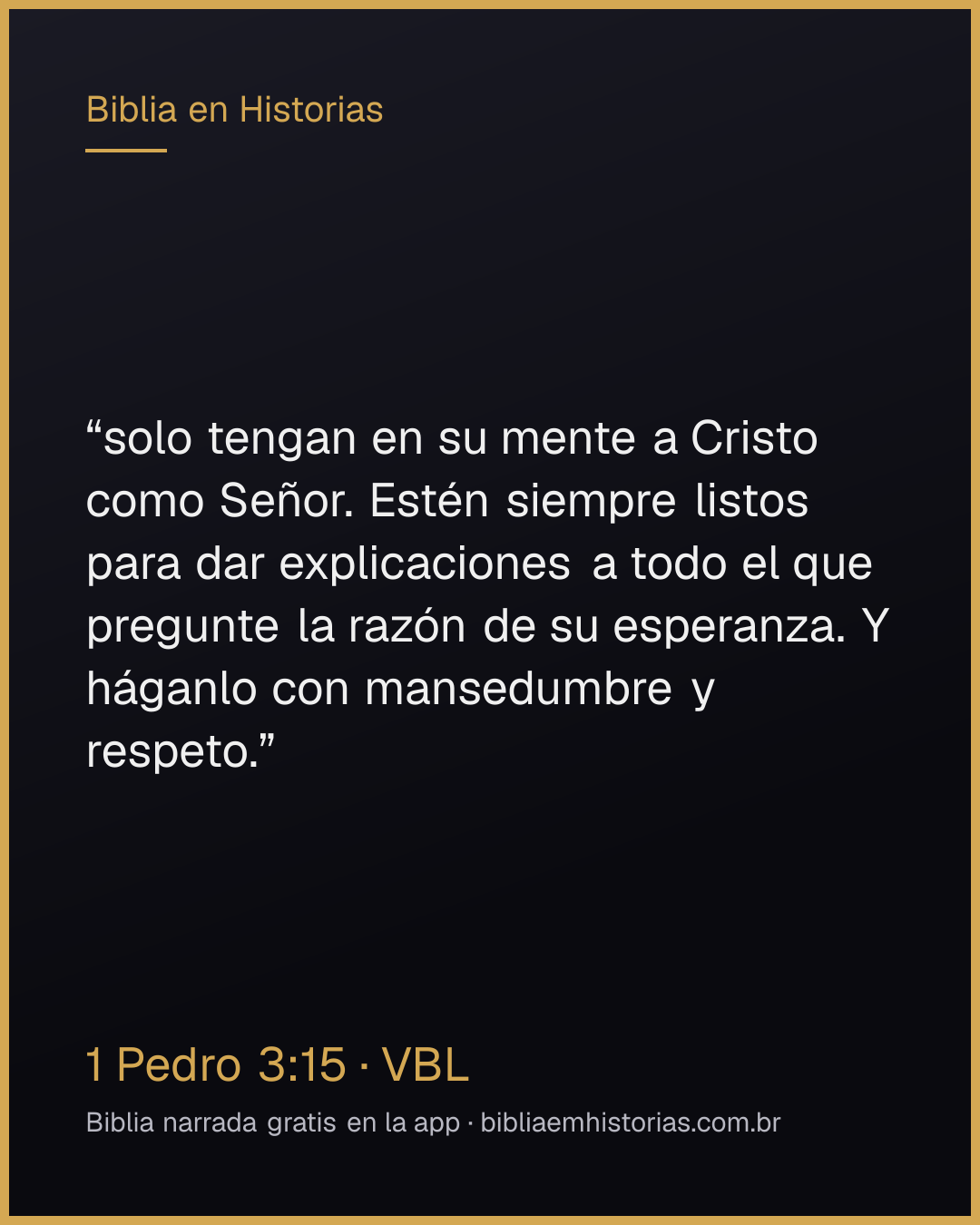 Imagen del versículo 1 Pedro 3:15 para compartir