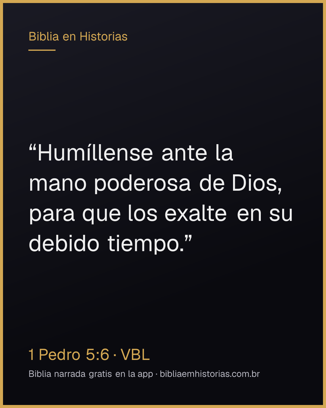 Imagen del versículo 1 Pedro 5:6 para compartir