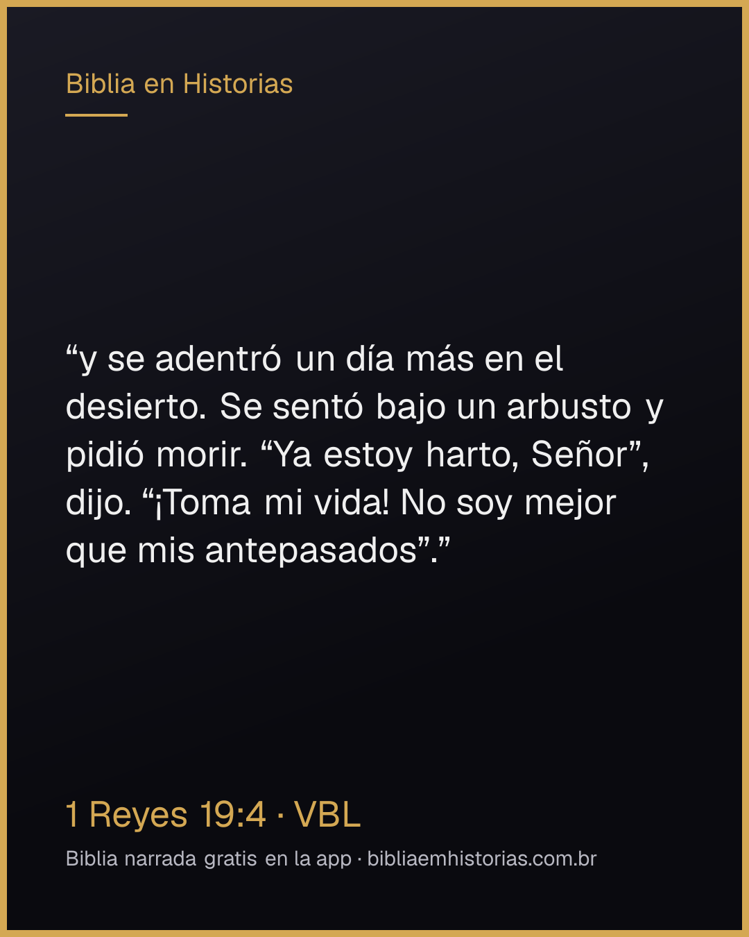 Imagen del versículo 1 Reyes 19:4 para compartir