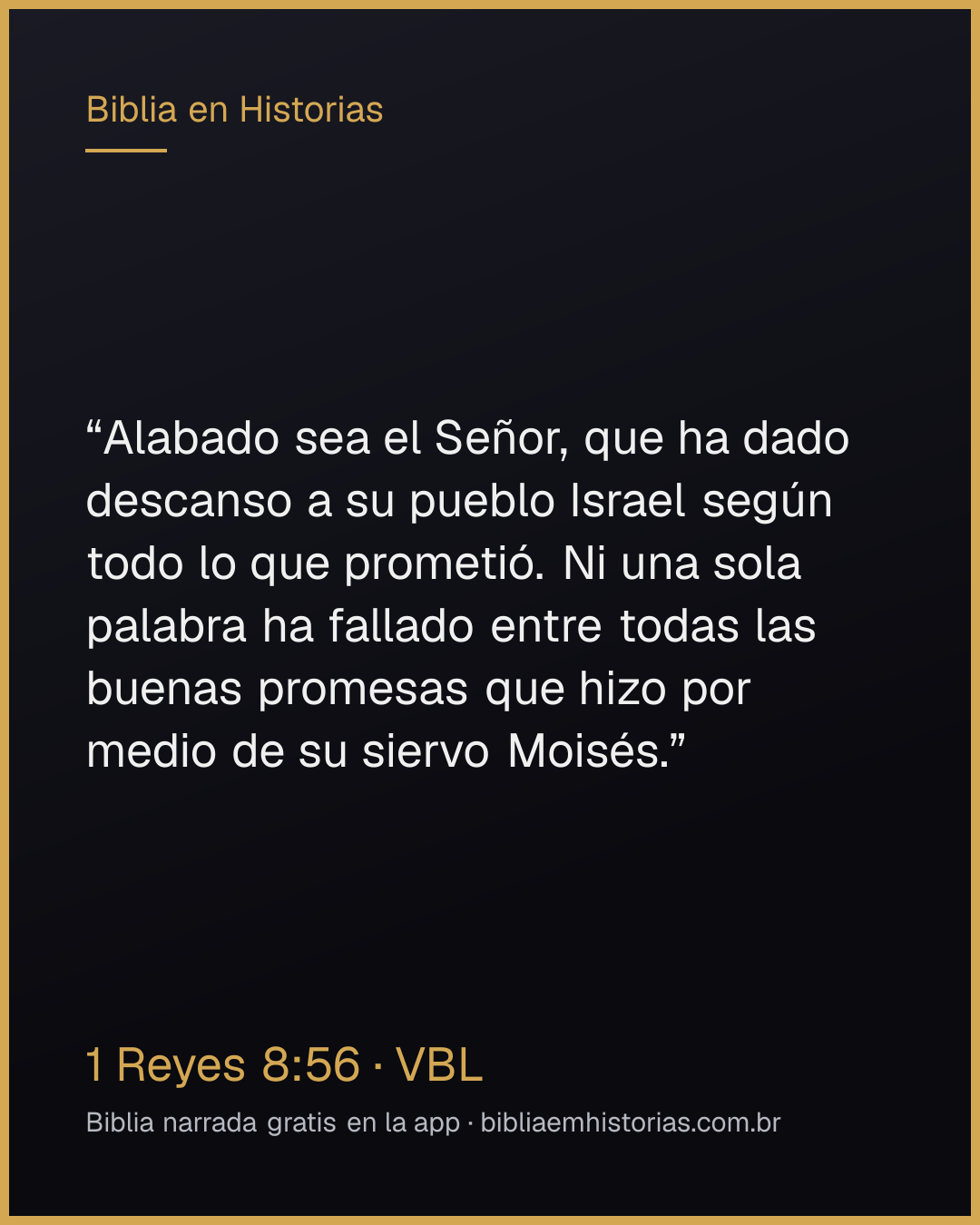 Imagen del versículo 1 Reyes 8:56 para compartir
