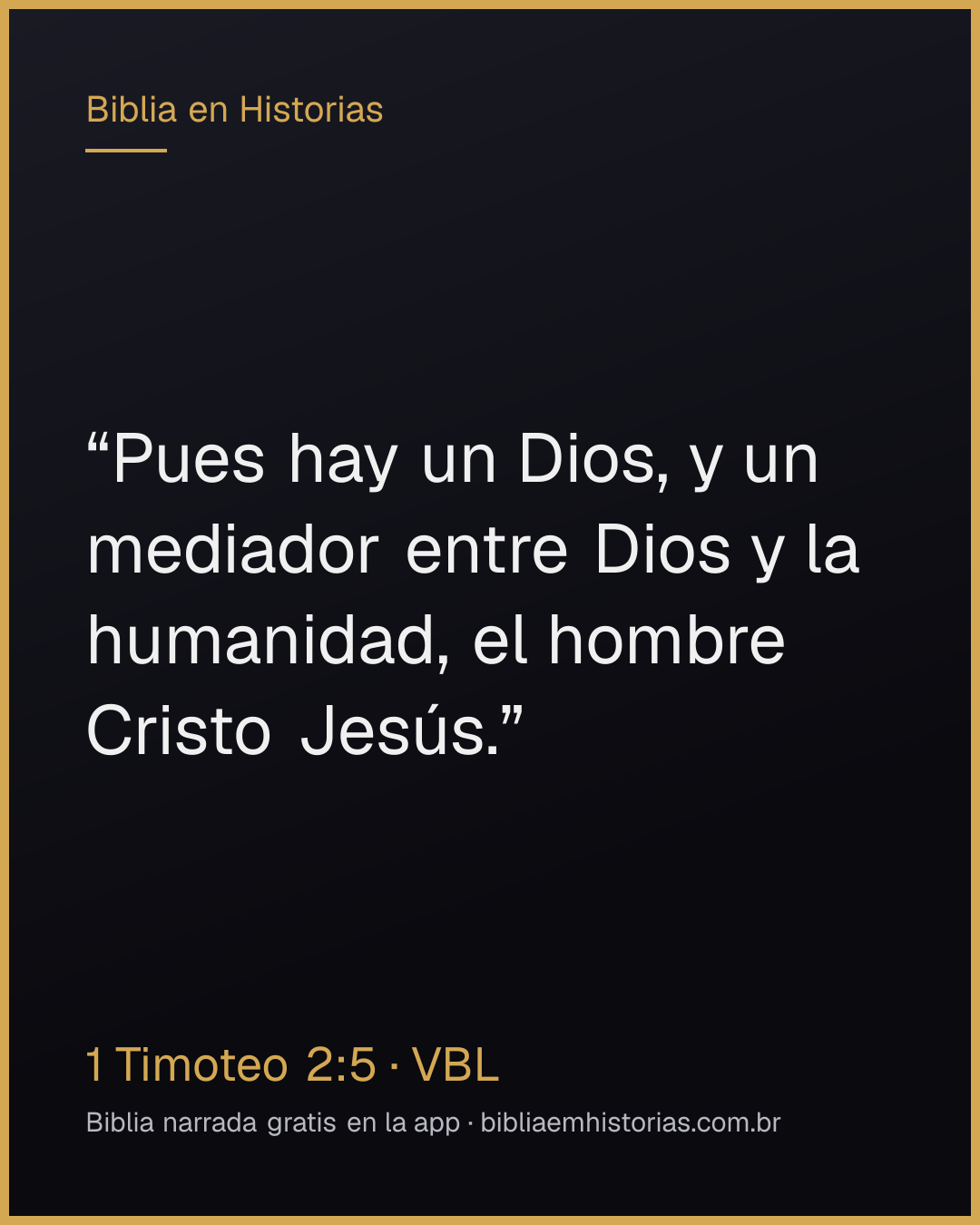 Imagen del versículo 1 Timoteo 2:5 para compartir