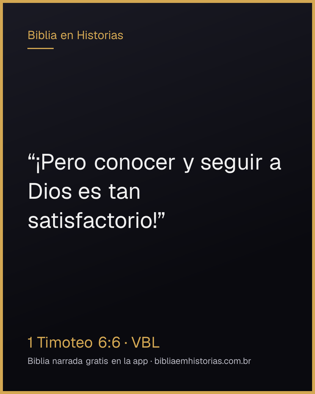 Imagen del versículo 1 Timoteo 6:6 para compartir