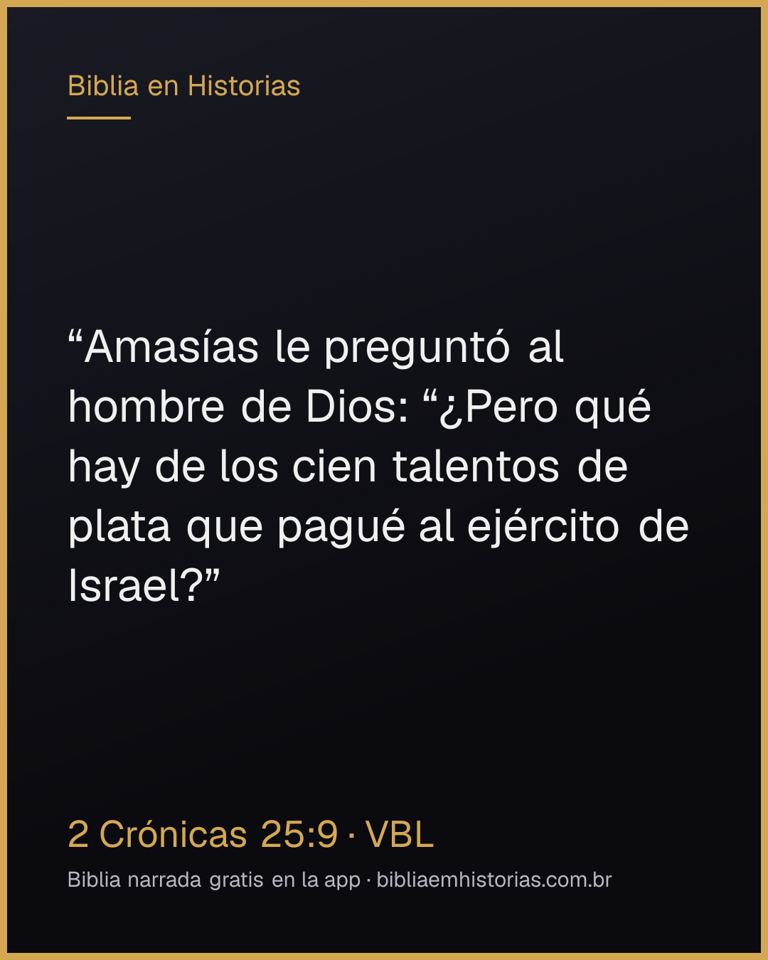 Imagen del versículo 2 Crónicas 25:9 para compartir