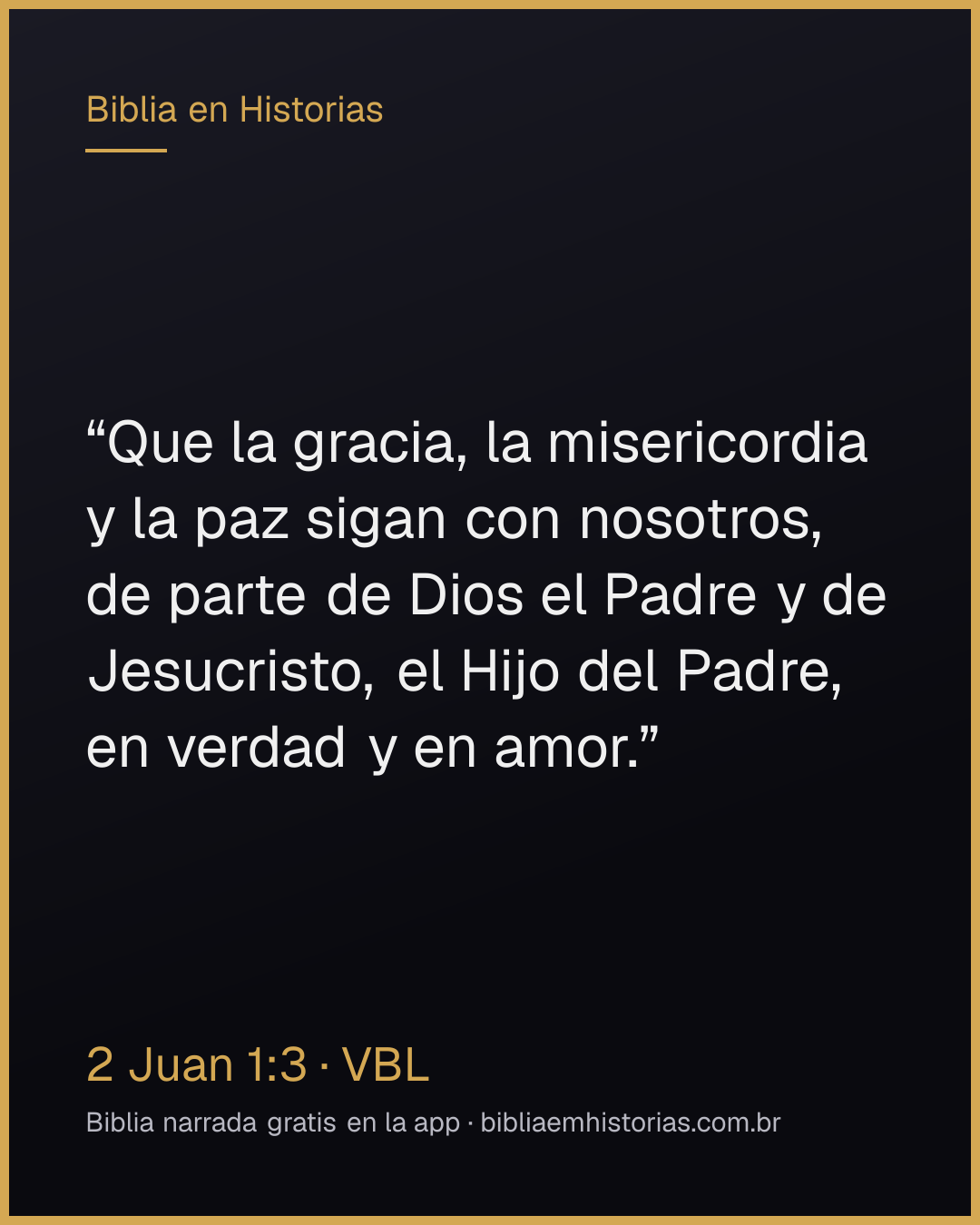 Imagen del versículo 2 Juan 1:3 para compartir
