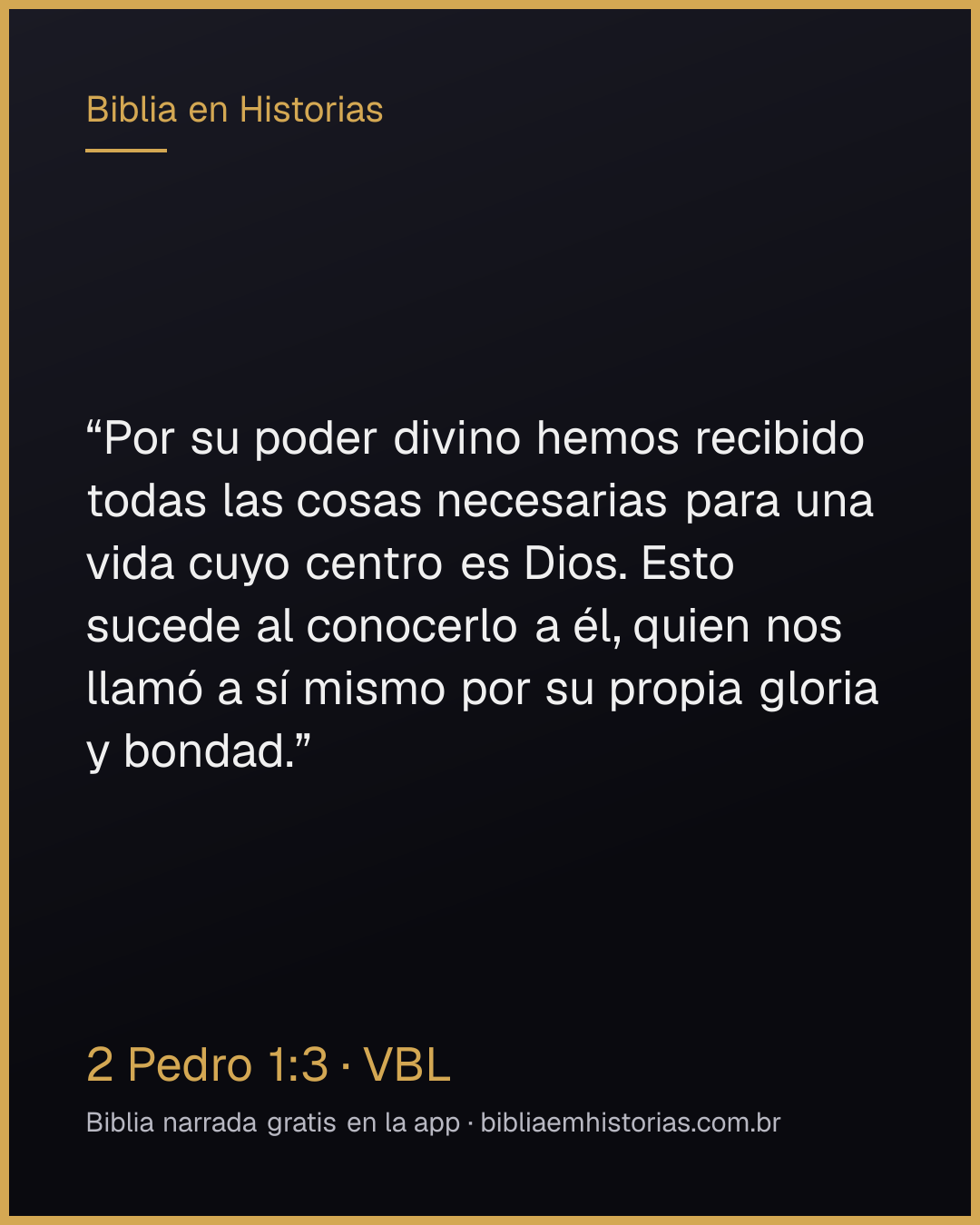 Imagen del versículo 2 Pedro 1:3 para compartir