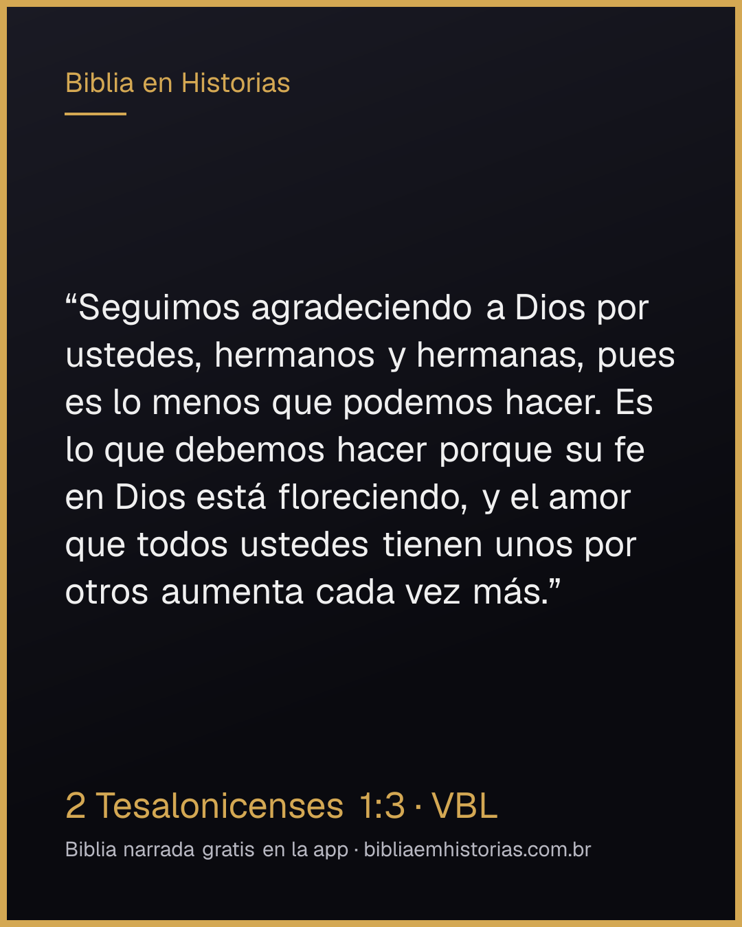 Imagen del versículo 2 Tesalonicenses 1:3 para compartir