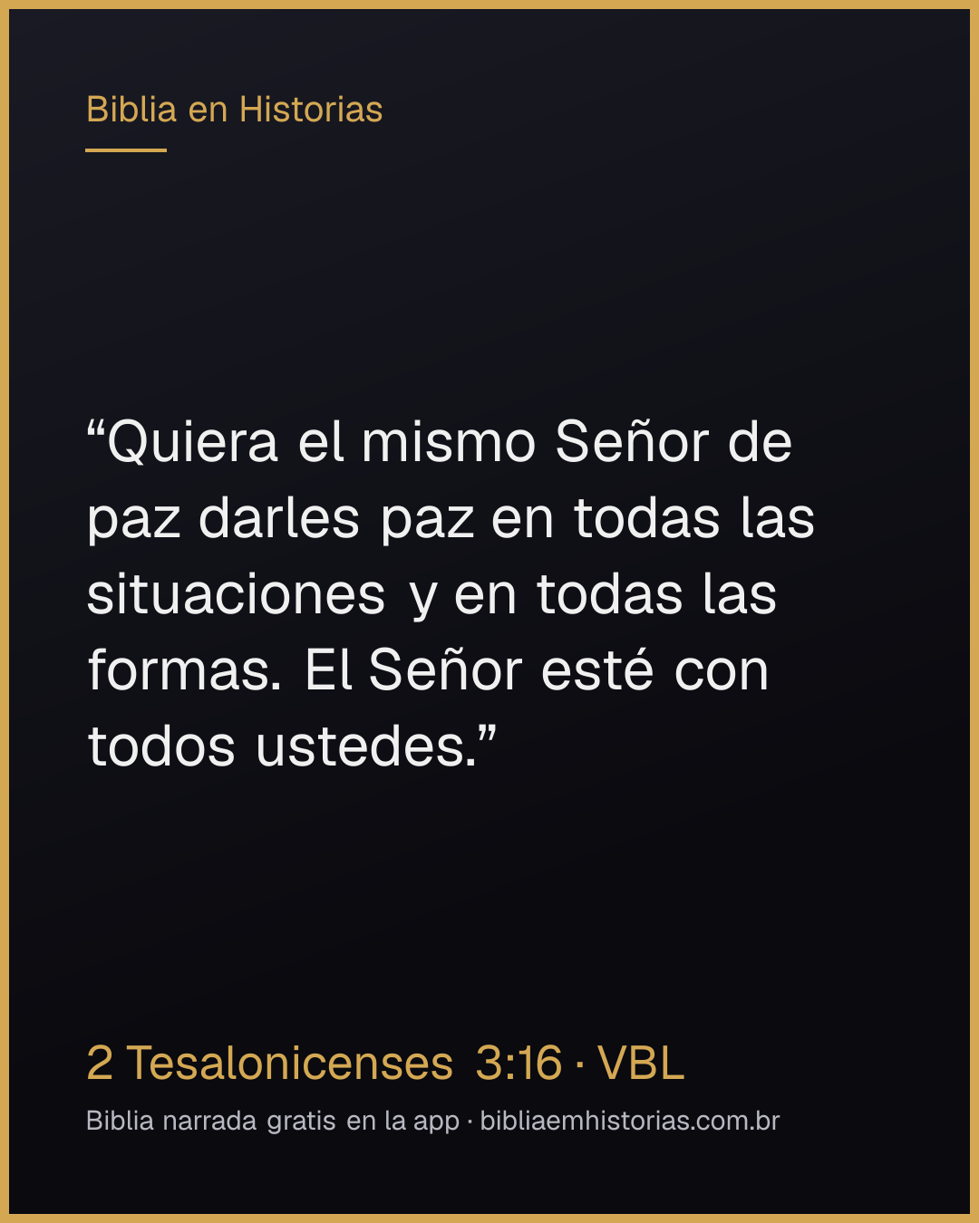 Imagen del versículo 2 Tesalonicenses 3:16 para compartir