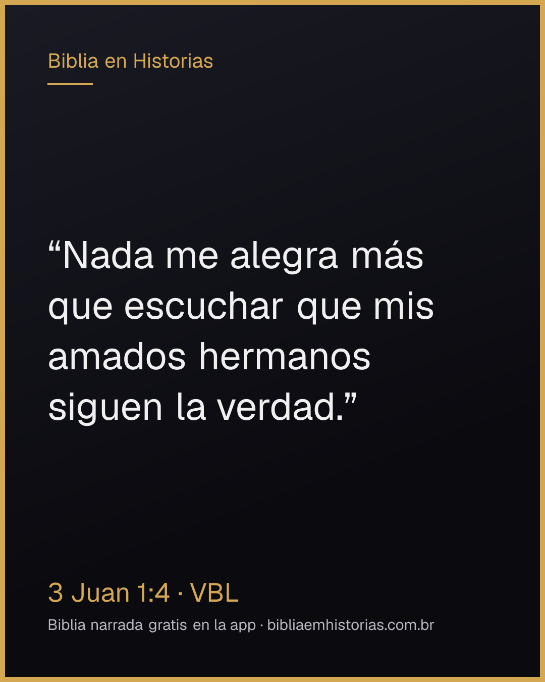 Imagen del versículo 3 Juan 1:4 para compartir