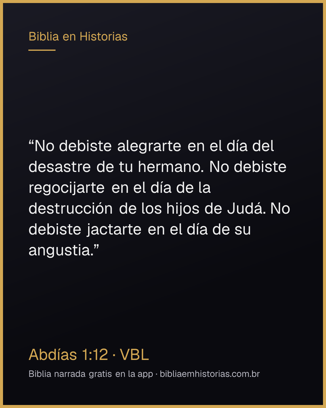 Imagen del versículo Abdías 1:12 para compartir