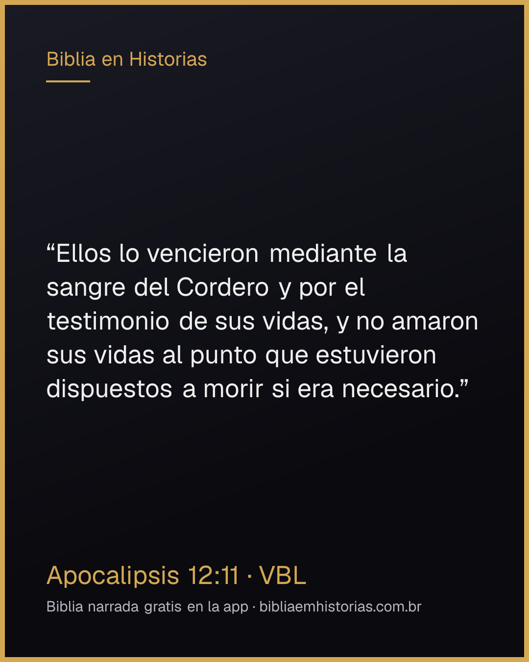 Imagen del versículo Apocalipsis 12:11 para compartir