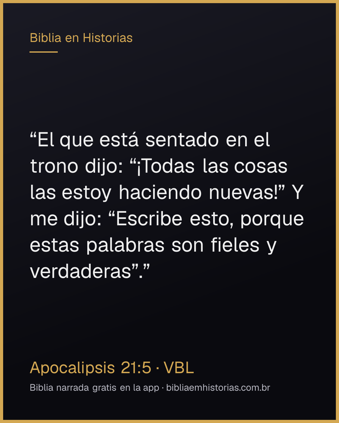 Imagen del versículo Apocalipsis 21:5 para compartir