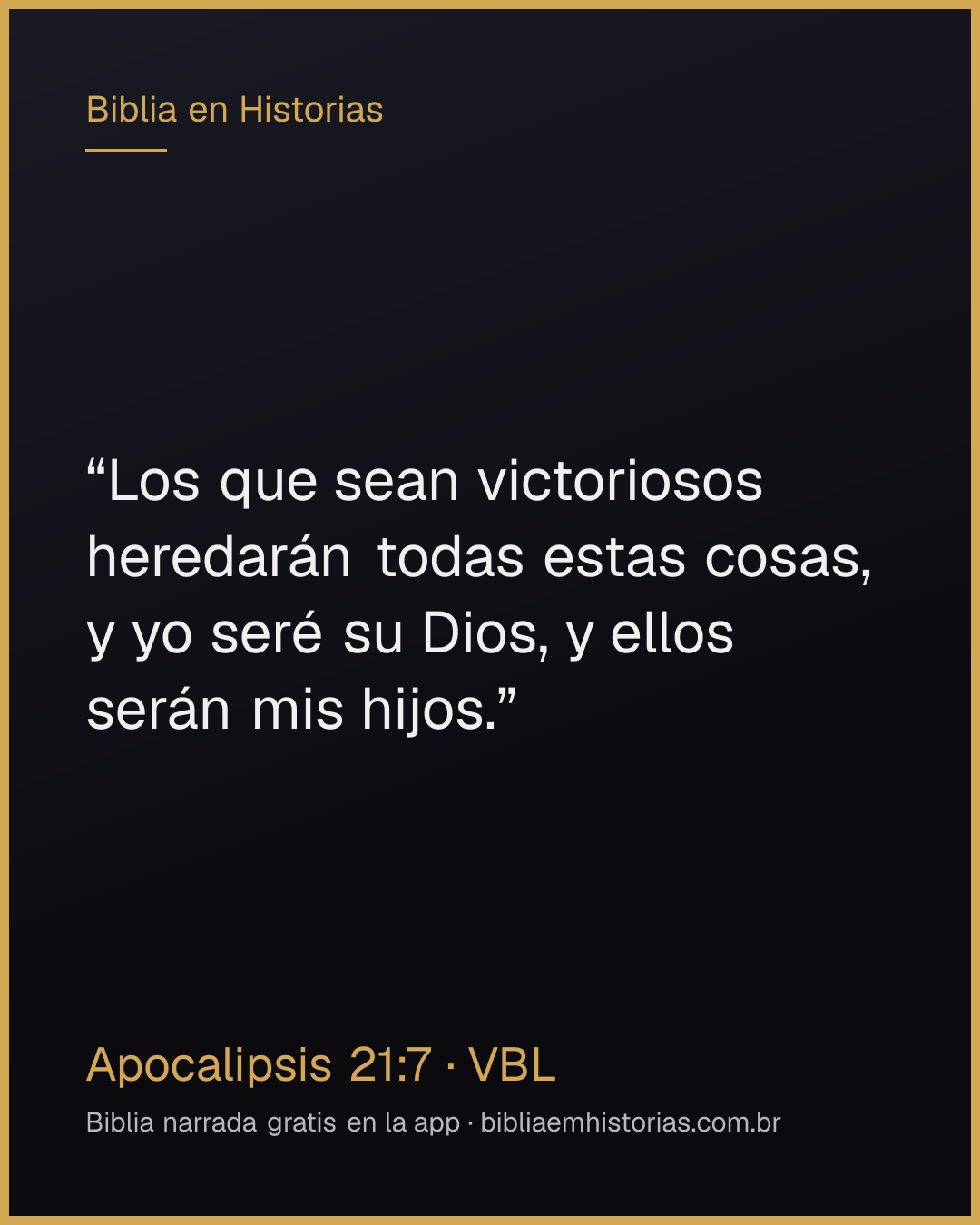 Imagen del versículo Apocalipsis 21:7 para compartir