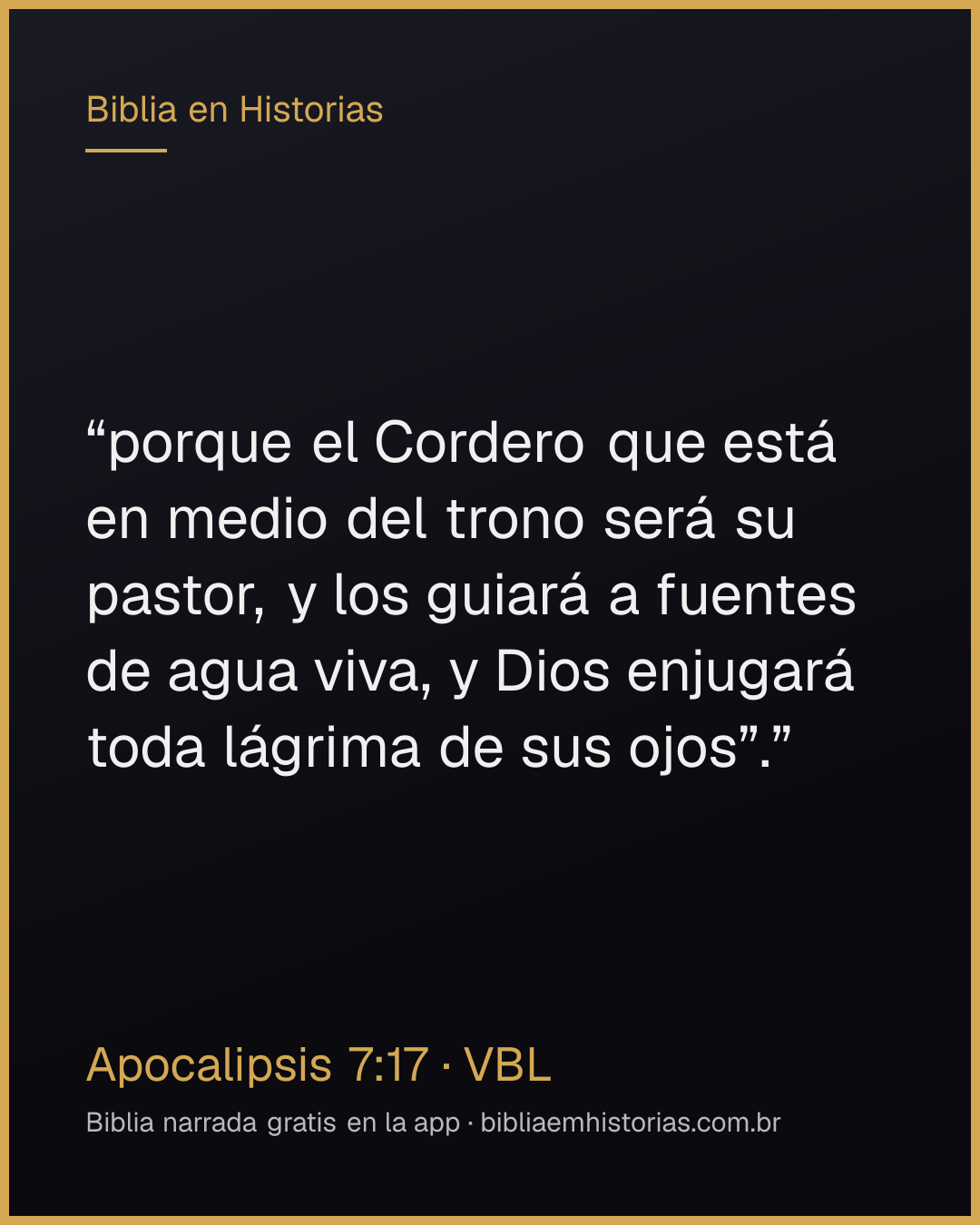 Imagen del versículo Apocalipsis 7:17 para compartir