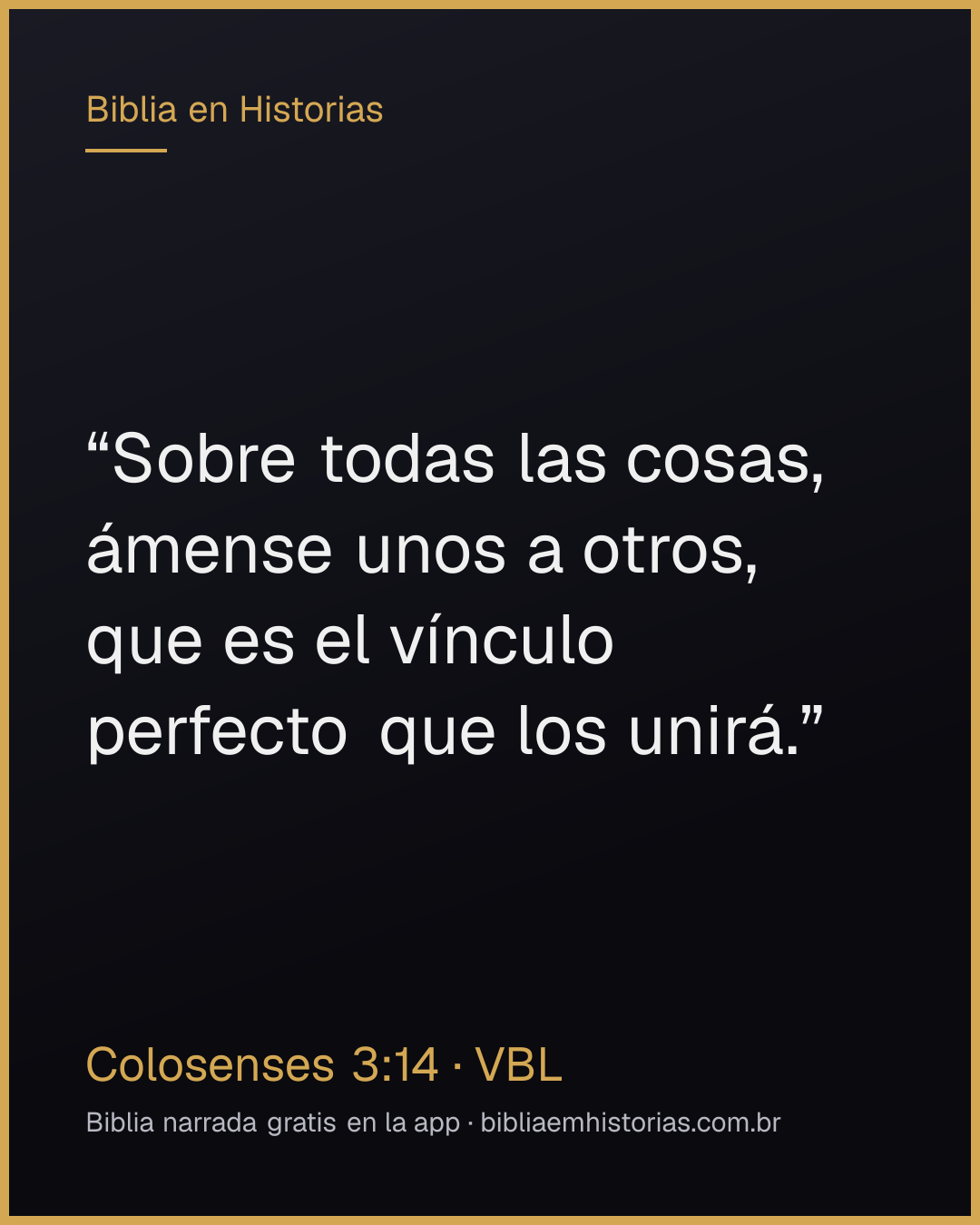 Imagen del versículo Colosenses 3:14 para compartir
