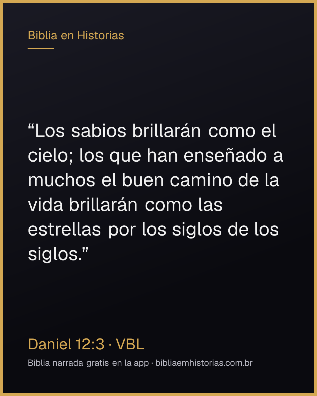 Imagen del versículo Daniel 12:3 para compartir