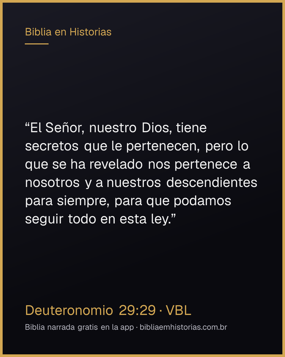 Imagen del versículo Deuteronomio 29:29 para compartir