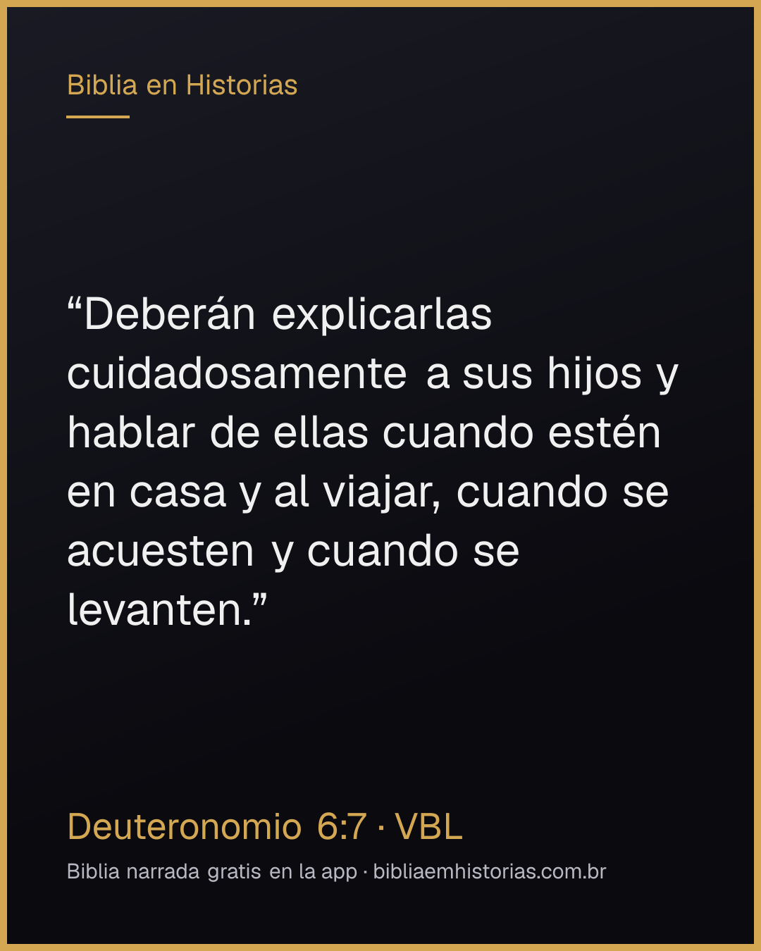 Imagen del versículo Deuteronomio 6:7 para compartir