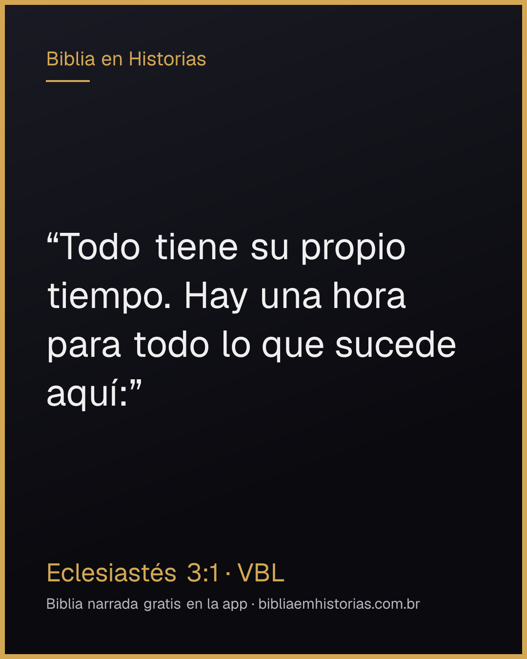 Imagen del versículo Eclesiastés 3:1 para compartir